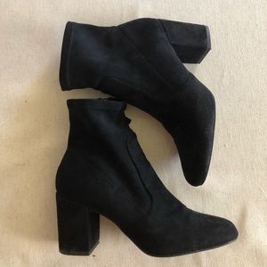 Black Zara booties